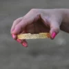 Elegant Brass Cuff Bracelet