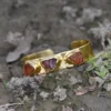 Unique Brass Cuff Bracelet