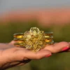 Ornate Brass Cuff Bracelet