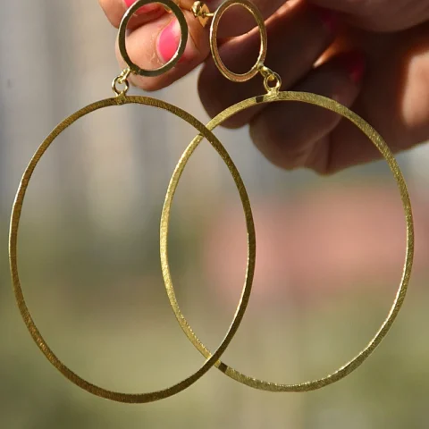 Bold Gold Hoops