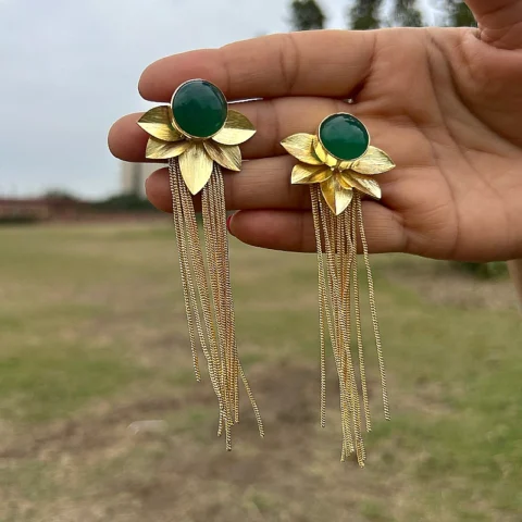 Brass Gold Plated Statement Hangings