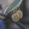 Hancrafted Gold Plated Brass Dangle
