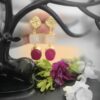Fucsia Druzy Drop Earrings - Image 2