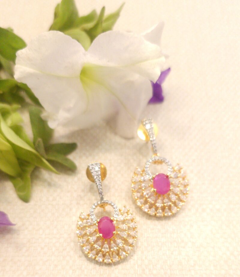 Pink Cz Classic Tops