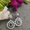 Deep Purple Sparkle Earrings