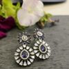 Deep Purple Sparkle Earrings - Image 2