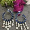 Sapphire & Diamond Earrings - Image 2