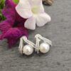 Pearl Stud Earrings - Image 2