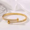 Zircon Bangle Bracelet