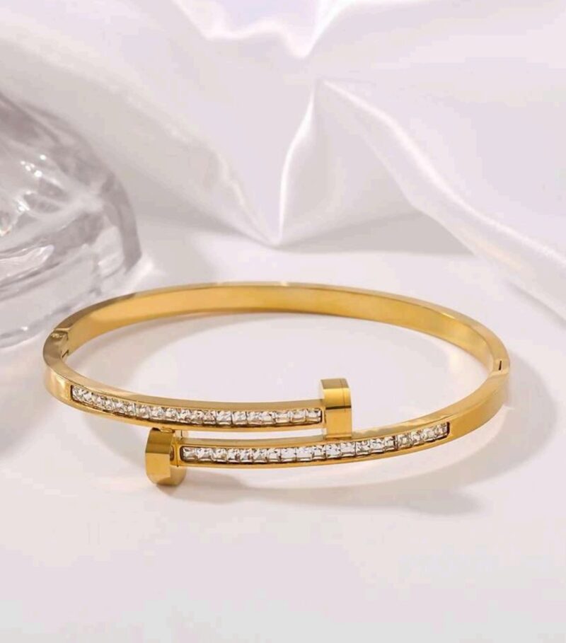 Zircon Bangle Bracelet