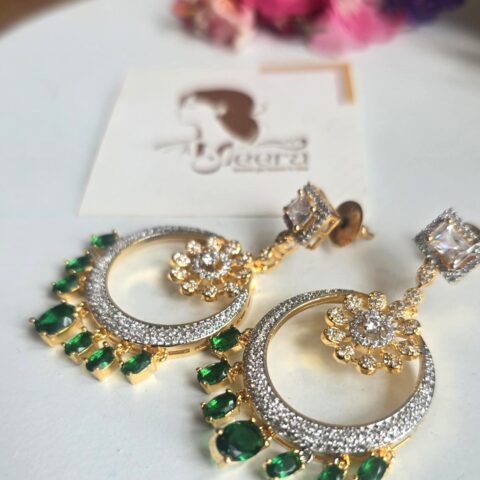 Queen of Emeralds Earrings