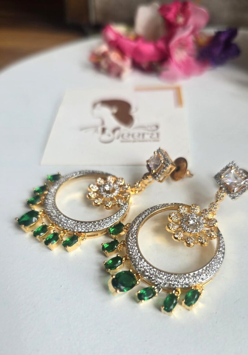 Queen of Emeralds Earrings